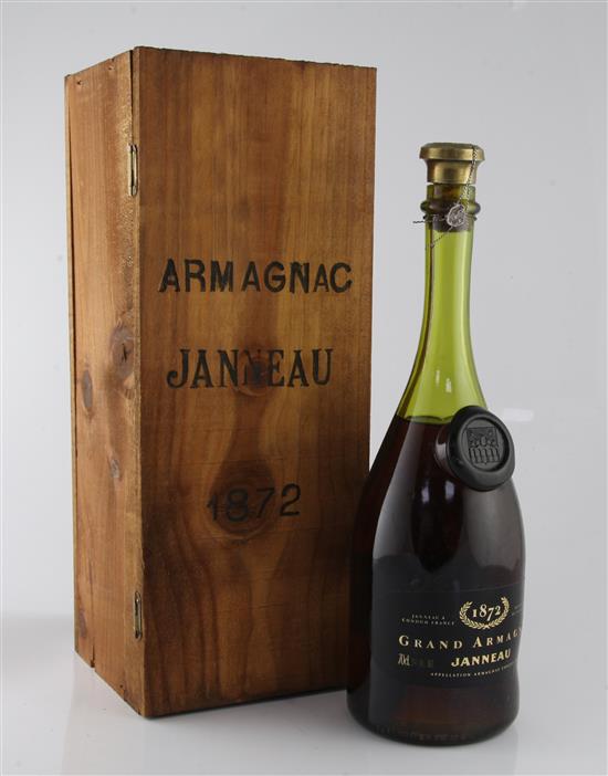One bottle of Janneau Grand Armagnac 1872,